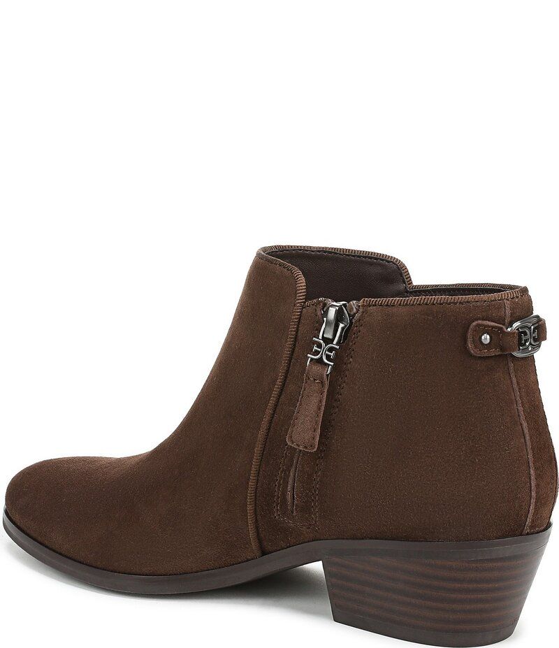 サムエデルマン レディース シューズ ブーツ・レインブーツ スエード ブーツ Sam Edelman Petty Suede Booties Mustang Brown ブラウン