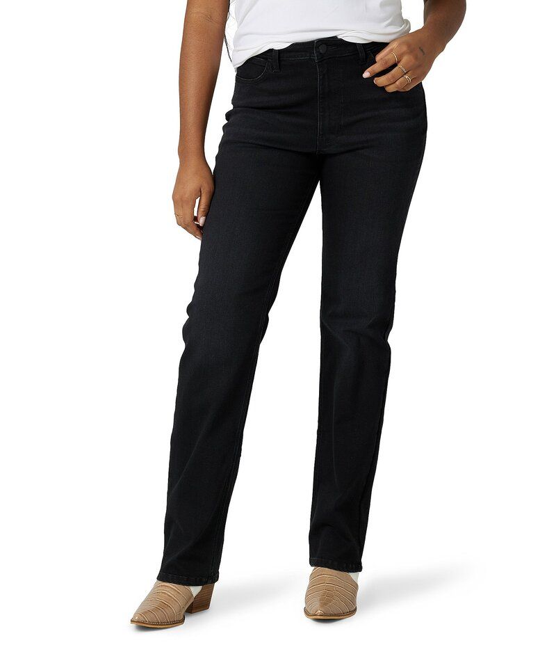 ラングラー レディース ボトムス デニムパンツ ジーンズ WranglerR High Rise True Straight Jeans Black ブラック