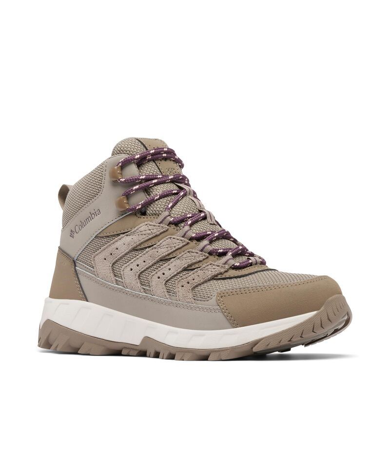 コロンビア レディース シューズ ブーツ・レインブーツ Columbia Strata Trail Mid Waterproof KettleBlush Ro ブラッシュ