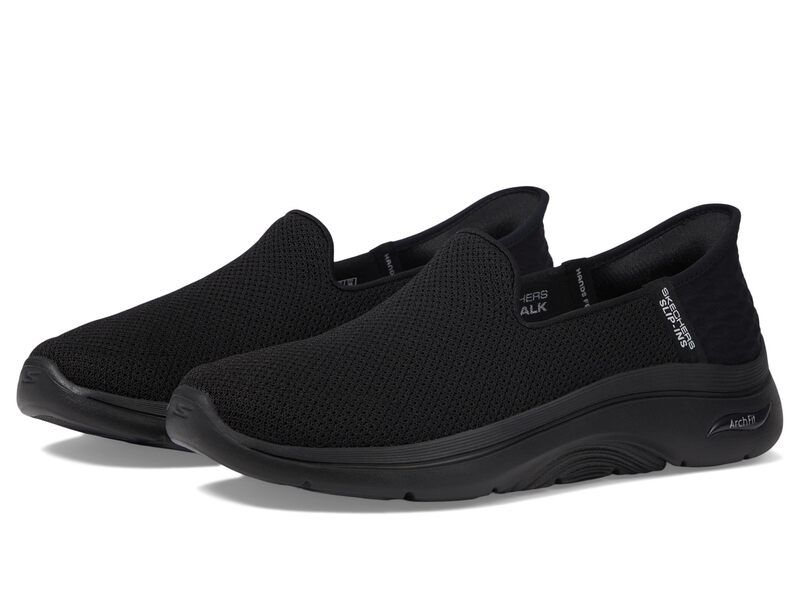 スケッチャーズ レディース シューズ スニーカー SKECHERS Performance Go Walk Arch Fit 20 Delara Hands Free SlipIns Black ブラ