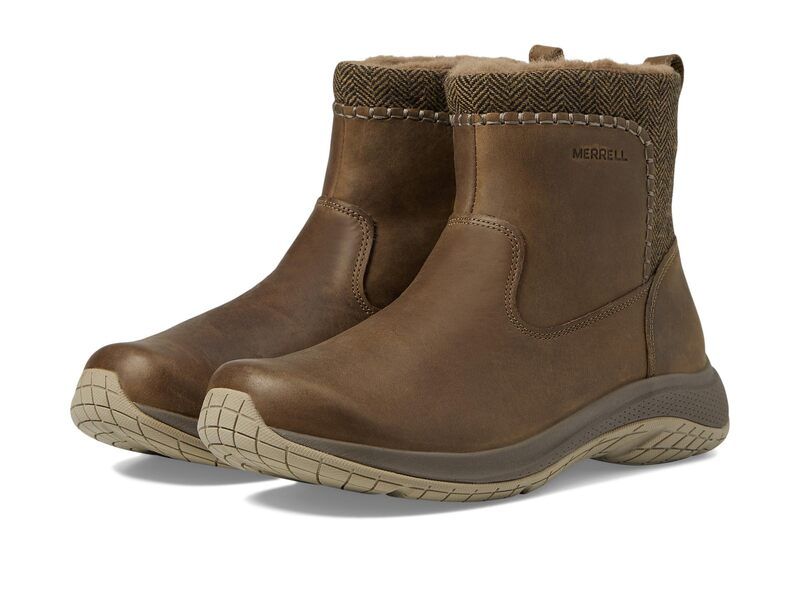 メレル レディース シューズ ブーツ・レインブーツ Merrell Encore Ice 5 Mid Zip Otter