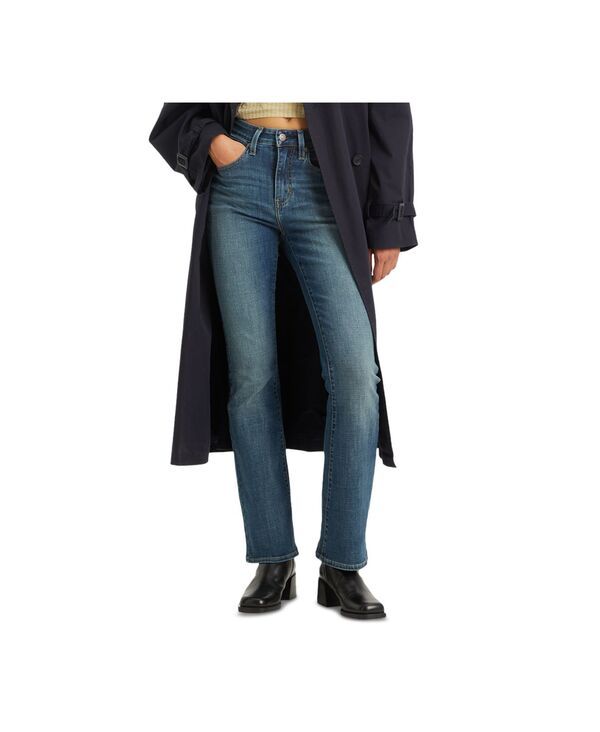 リーバイス レディース シューズ ブーツ・レインブーツカット ジーンズ ハイウエスト Levis 725 HighWaist Classic Stretch 32 Bootcut Jeans Tore