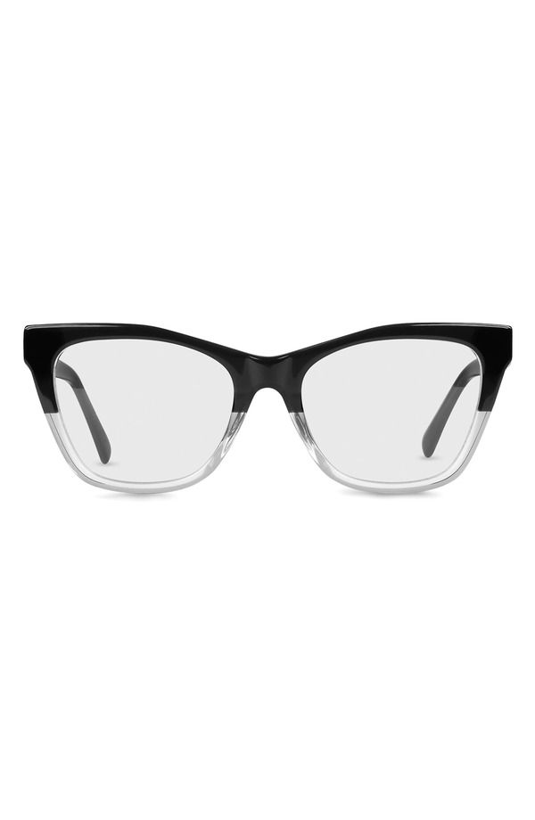 アイブブス レディース アクセサリー サングラス・アイウェア eyebobs Kitten Around 50mm Cat Eye Readinglasses Black Crystal Fade ブ