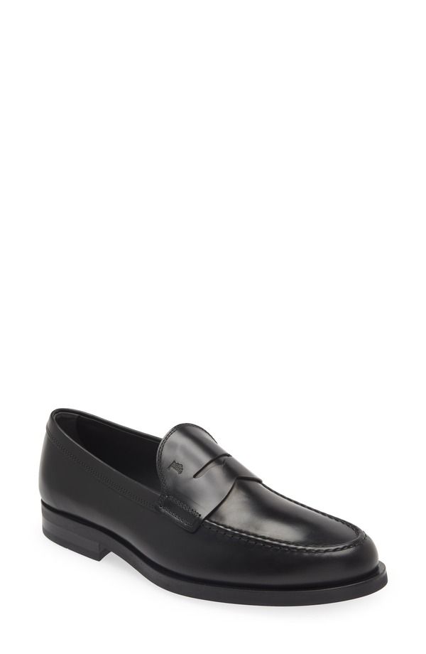トッズ メンズ シューズ スリッポン・ローファー Tods Formale Penny Loafer Nero