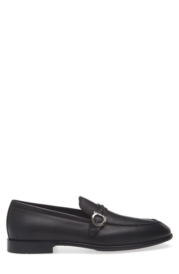フェラガモ メンズ シューズ スリッポン・ローファー FERRAGAMO Terence Apron Toe Loafer Nero