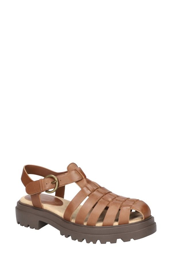 ベラヴィータ レディース シューズ サンダル Bella Vita Sinclaire Fisherman Sandal Camel Burnished Leather キャメル