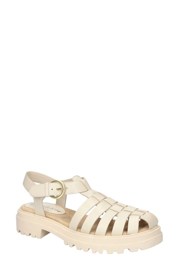 ベラヴィータ レディース シューズ サンダル Bella Vita Sinclaire Fisherman Sandal Ivory Leather アイボリー