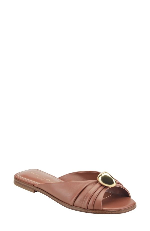 マーク・フィッシャー レディース シューズ サンダル Marc Fisher LTDalani Slide Sandal Dark Natural
