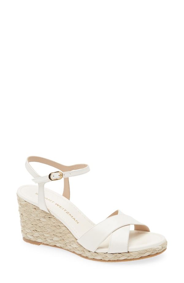スチュアート ワイツマン レディース シューズ サンダル Stuart Weitzman Dayna Espadrille Wedge Sandal Cream Natural クリーム