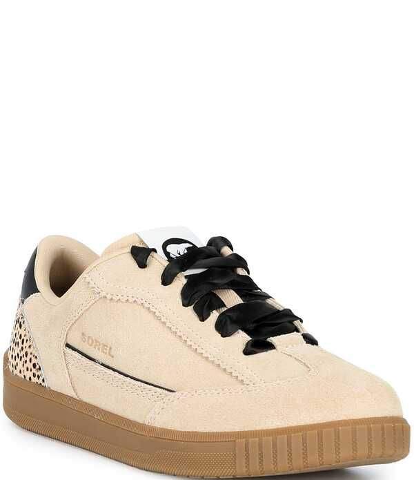 ソレル レディース シューズ スニーカー アニマル柄 プリント スエード Sorel Womens ONA Drift LX Suede Animal Print Accent Low Profile