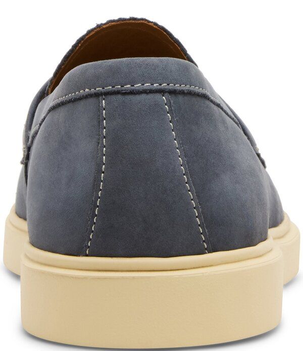 スティーブ マデン メンズ シューズ スリッポン・ローファー Steve Madden Mens Pecos Nubuck Casual Slip On Loafers Blue ブルー
