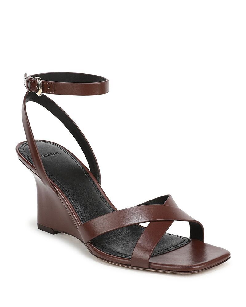 ヴィンス レディース シューズ サンダル Vince Womens Parma Wedge Sandals Molton Brown ブラウン