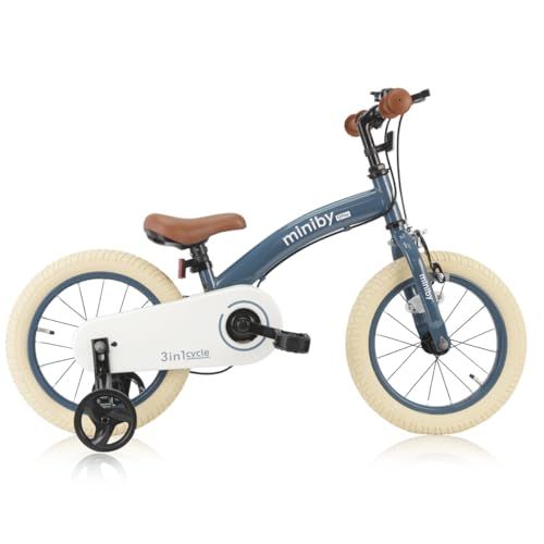 Q play キュープレイ 子供用自転車 14インチ Miniby14 ランニングバイク 補助輪付き シンプルスタイル スタイリッシュ 自転車 軽量 キッズバイク おしゃれ かっこいい 小学生 入学 入園 2歳 3歳 4歳 5歳 6歳 7歳 4d3e8230