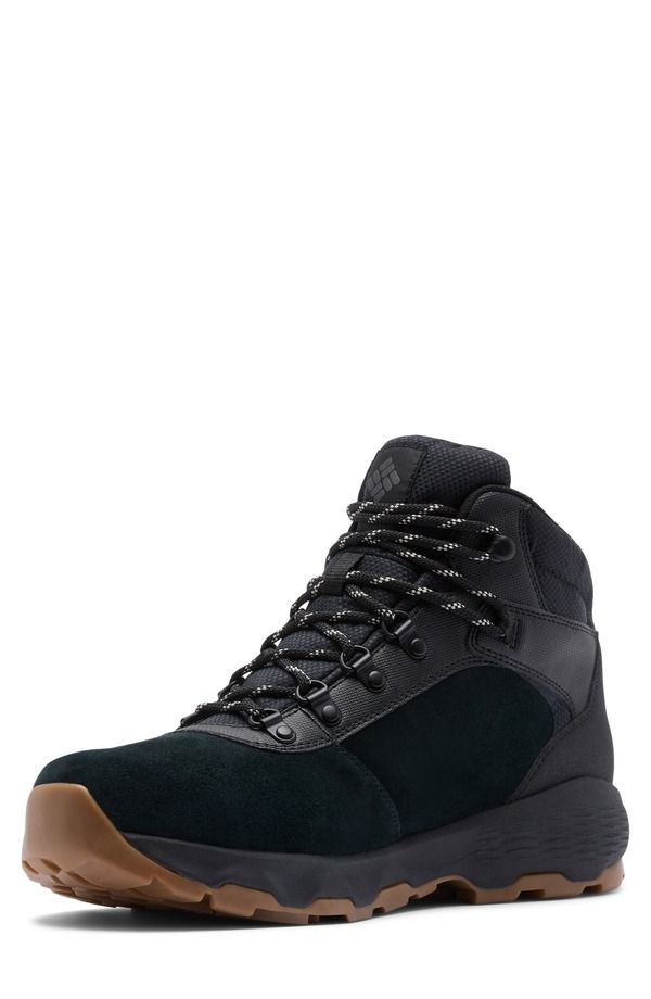 コロンビア メンズ シューズ ブーツ・レインブーツ Columbia Newton Wander Waterproof Hiking Boot Black Black ブラック