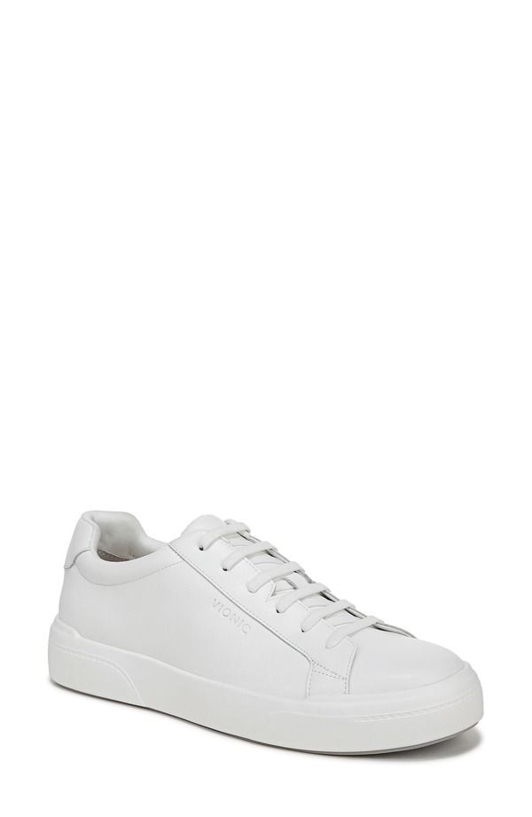 バイオニック メンズ シューズ スニーカー Vionicolbie Low Top Sneaker White ホワイト