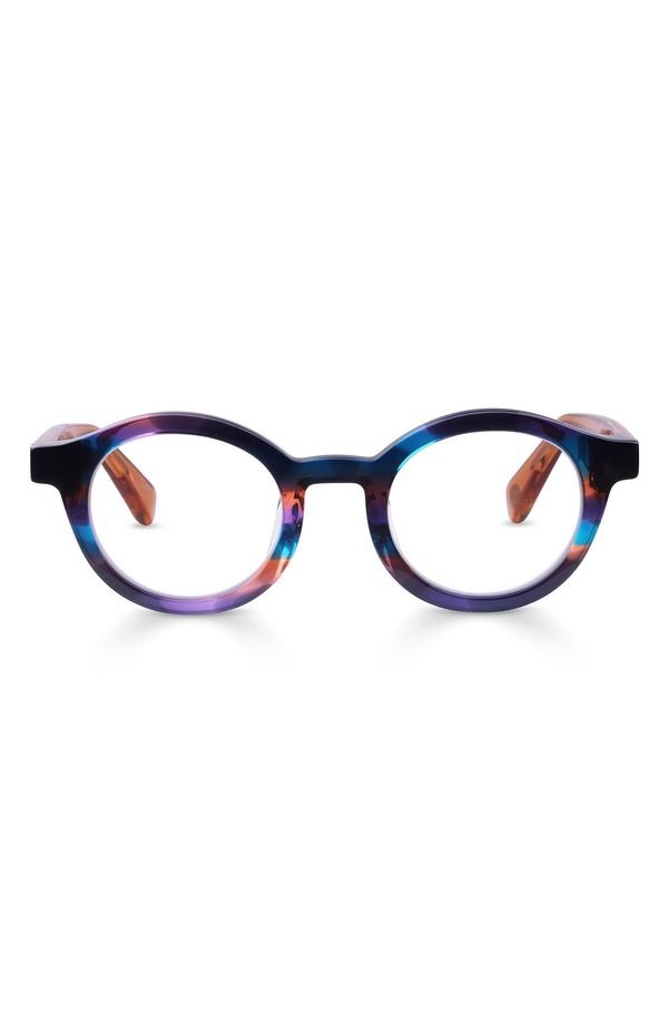 アイブブス レディース アクセサリー サングラス・アイウェア eyebobs TV Party 41mm Round Readinglasses Purple Orange Multi オレンジ