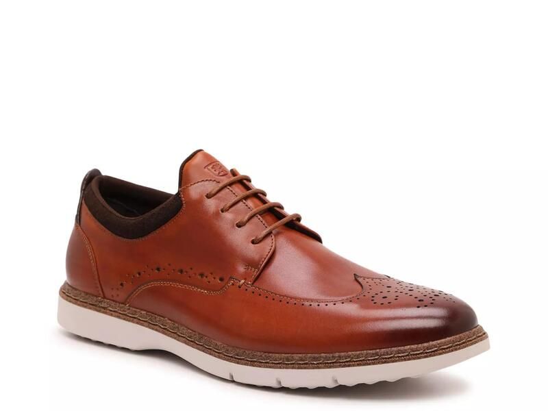 ステイシーアダムス メンズ シューズ オックスフォード ウィングチップ Stacy AdamsSynergy Wingtip Oxford Cognac