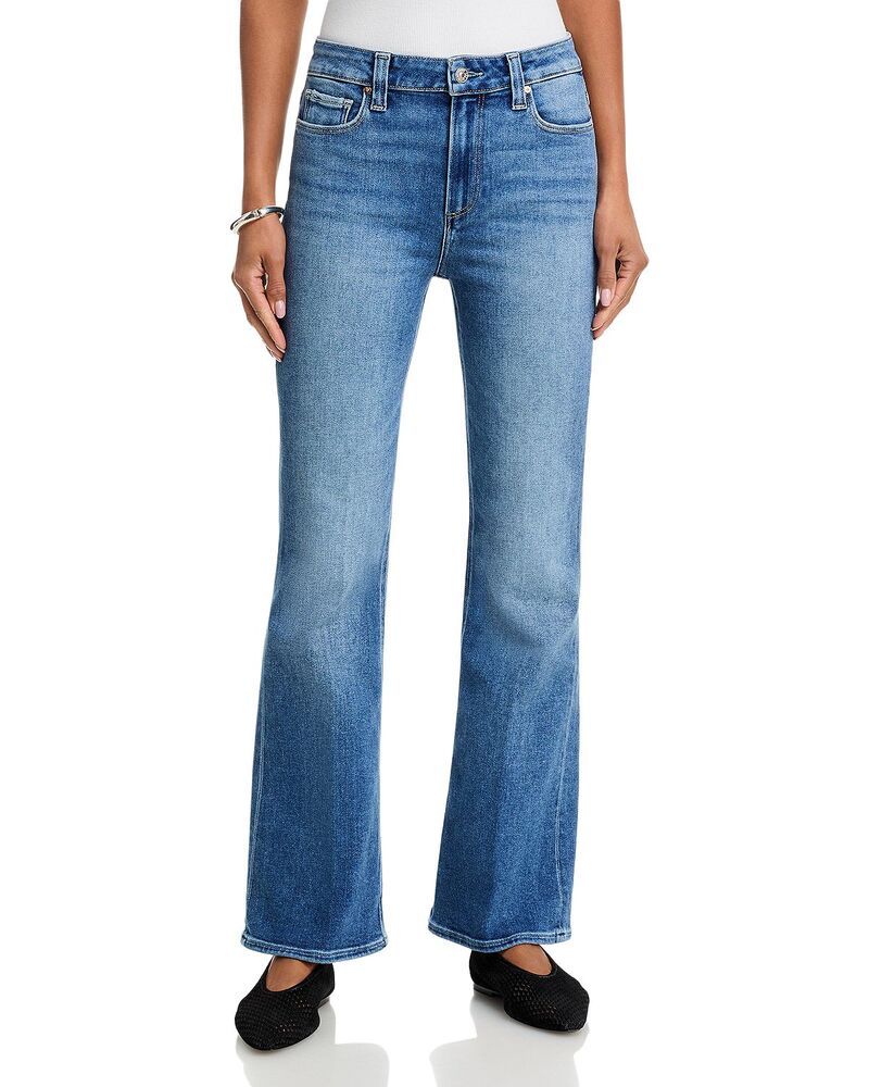 ペイジ レディース ボトムス デニムパンツ プチ ジーンズ PAIGE Petites High Rise Laurel Canyon Jeans in Monaco Mist Monaco Mist