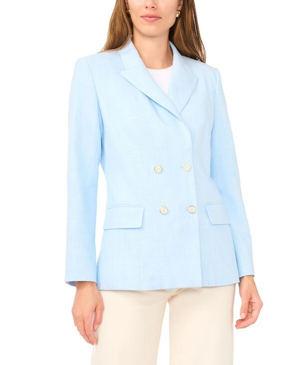 ヴィンスカムート レディース アウター ジャケット・ブルゾン Vince Camuto Womens Collaredouble Breasted Jacket Sky