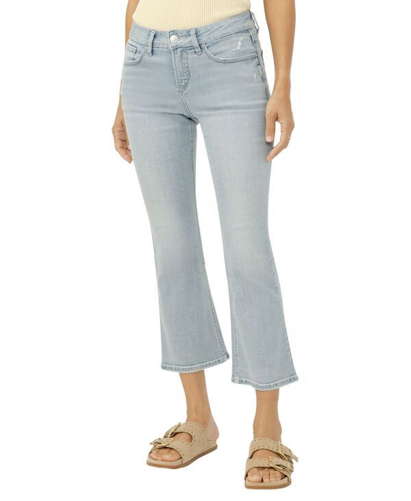 シルバー ジーンズ レディース ボトムス デニムパンツ Silver Jeans Co Womensuki MidRise Luxe Stretch Kick Flare Jeans Bass Roc
