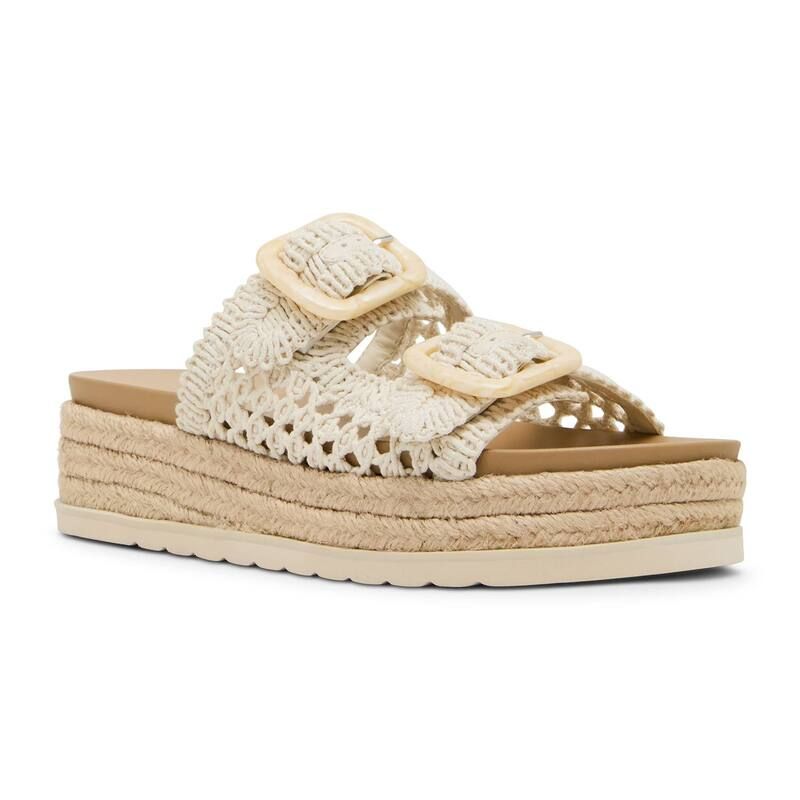 マッデンガール レディース シューズ サンダル madden girl Annika Womens Wedge Sandals Lt Natural