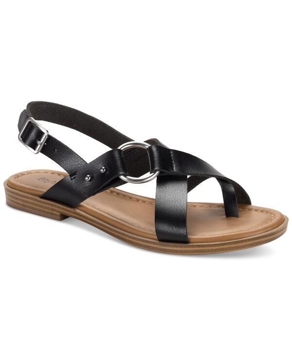 スタイルアンドコー レディース シューズ サンダル Style Co Womens Romyy Flat Sandals Exclusively at Macys Black Beauty ブラック