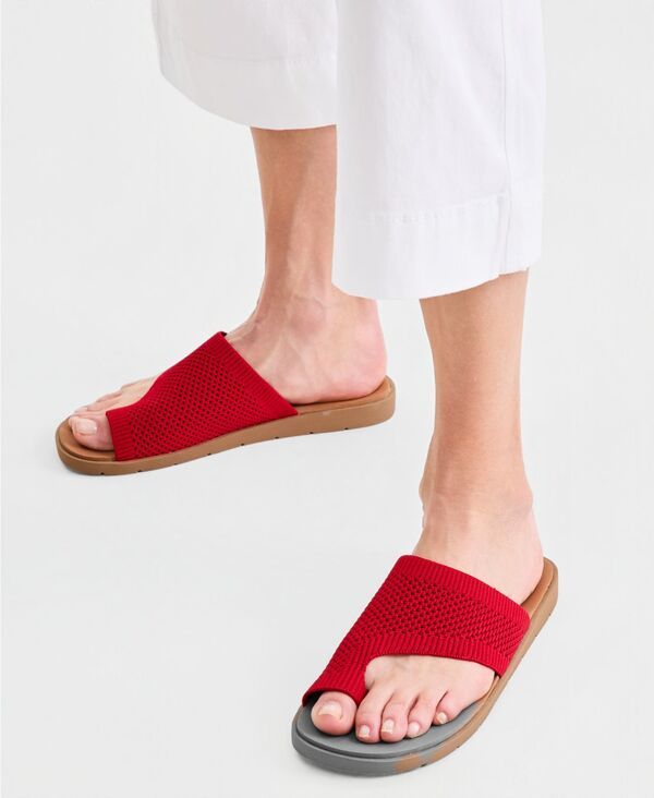 スタイルアンドコー レディース シューズ サンダル Style Co Womens Mayyze Flat Sandals Exclusively at Macys Jestered レッド