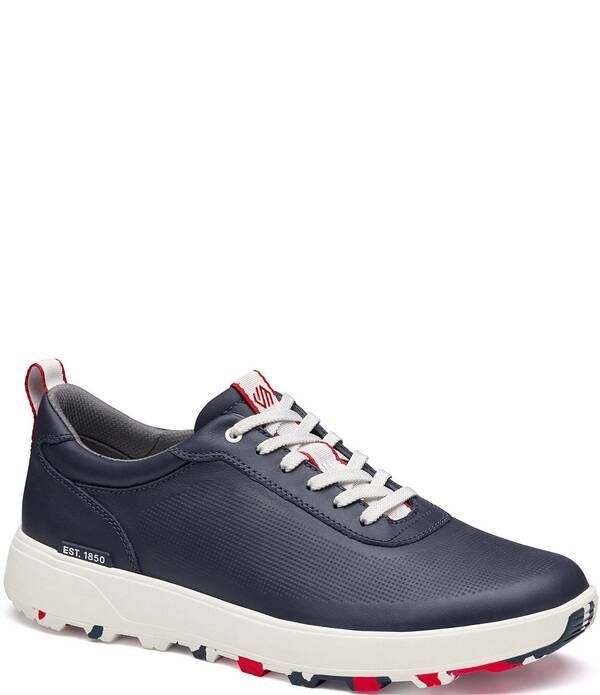 ジョンストンアンドマーフィー メンズ シューズ スニーカー レザー Johnston Murphy Mens Lucas Waterproof Leather UThroat Sneakers Nav