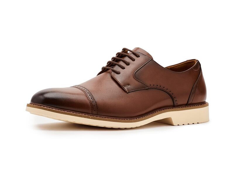 ステイシーアダムス メンズ シューズ オックスフォード キャップ Stacy Adams Vogel Cap Toe Oxford Cognac