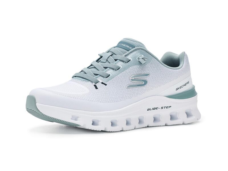 スケッチャーズ メンズ シューズ スニーカー SKECHERS GlideStepro Waverra WhiteLight Blue ホワイト