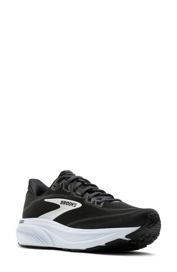 ブルックス レディース シューズ スニーカー Brooks Ghost 18 Running Shoe Black Grey White ホワイト