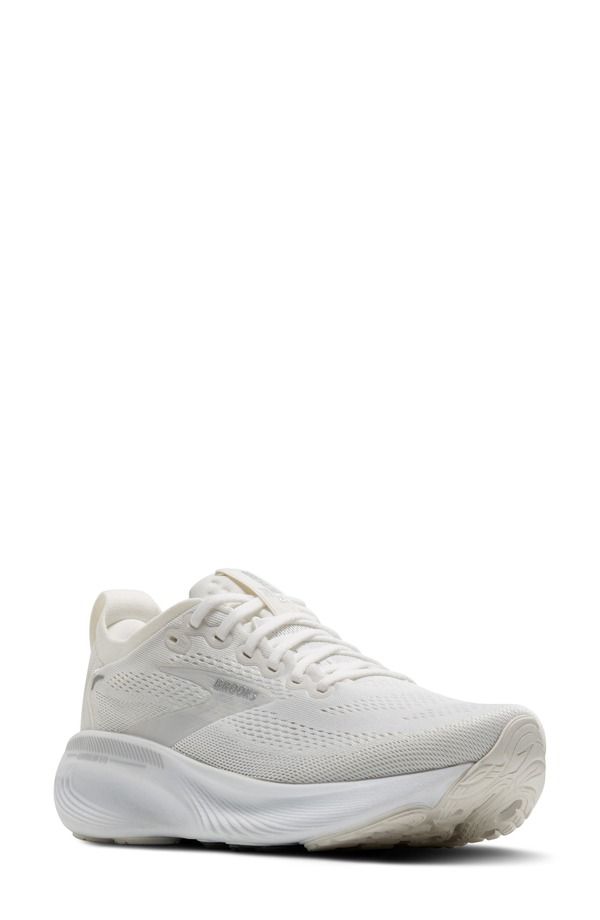 ブルックス レディース シューズ スニーカー Brooks Adrenaline GTS 25 Running Shoe White Silver ホワイト