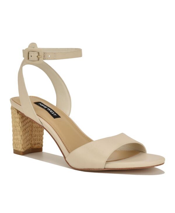 ナインウェスト レディース シューズ サンダル アンクル ヒール Nine West Womens Phebankle Strap Block Heel Dressandals Chicream クリ