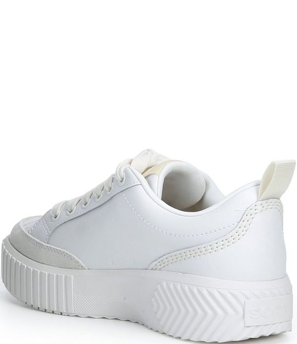 ソレル レディース ボトムス カジュアルパンツ プラットフォーム スニーカー レザー Sorel ONAVE Lowaterproof Leather Platform Sneakersea Salt