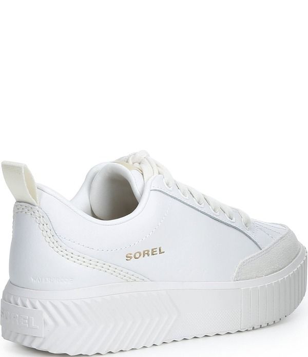 ソレル レディース ボトムス カジュアルパンツ プラットフォーム スニーカー レザー Sorel ONAVE Lowaterproof Leather Platform Sneakersea Salt