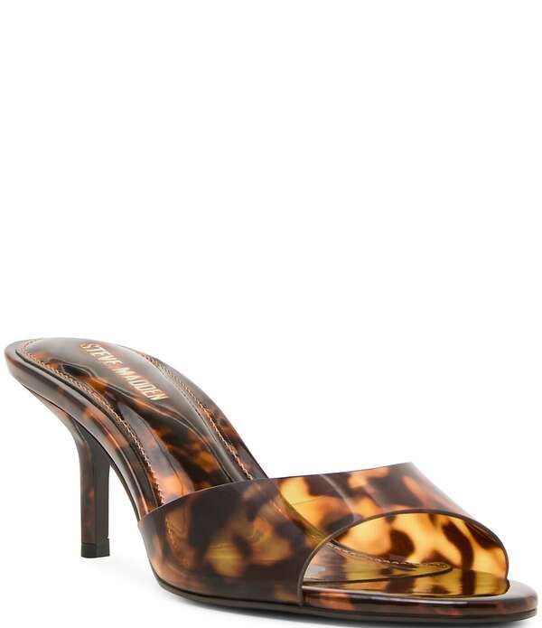 スティーブ マデン レディース シューズ サンダル プリント Steve Madden Kendrix Tortoise Print Dresslide Sandals Tortoise