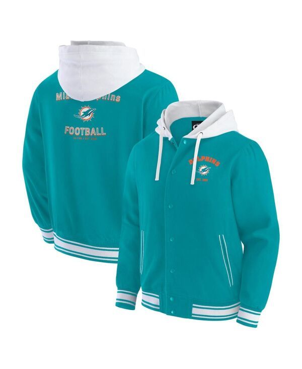 ファナティクス レディース アウター ジャケット・ブルゾン パーカー Fanatics Darius Rucker Collection by Mens Aqua Miami Dolphins Ful
