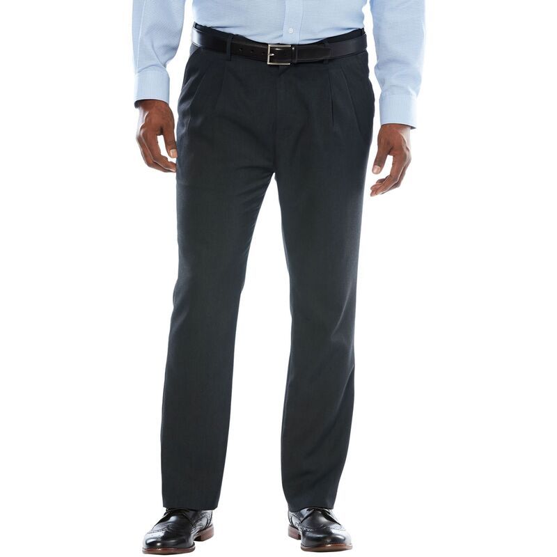 キングサイズ レディース ボトムス カジュアルパンツ トール KingSize Mens Big Tall No Hassle Classic Fit Expandable Waist DoubleP