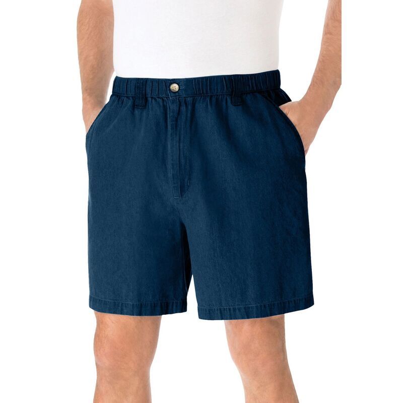 キングサイズ レディース ボトムス ハーフパンツ・ショーツ トール ショートパンツ KingSize Mens Big Tall Knockarounds 6 PullOn Shorts Navy ネ