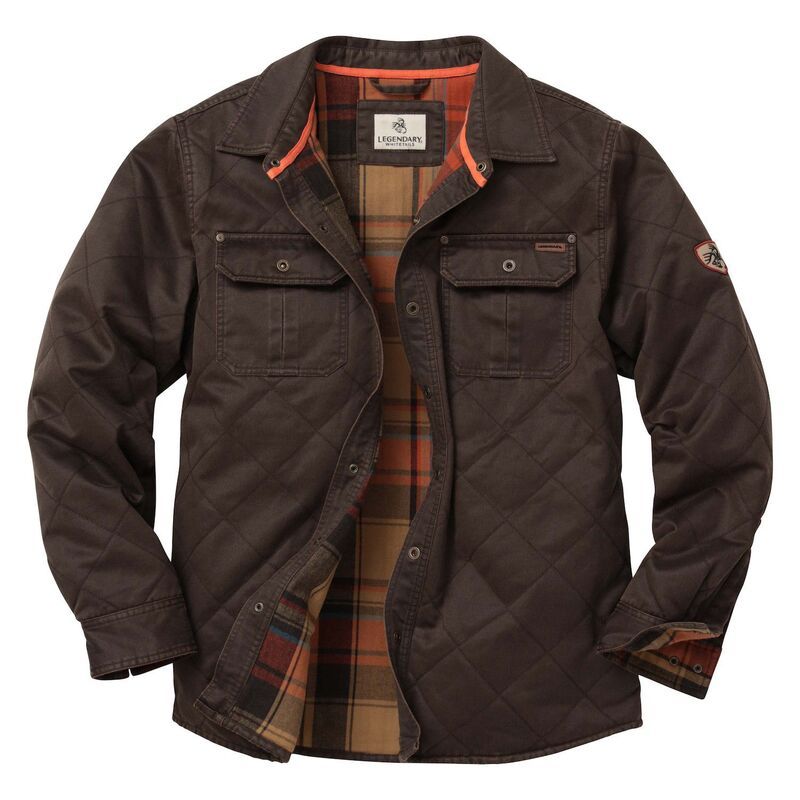 レジェンダリーホワイトテイルズ レディース アウター ジャケット・ブルゾン キルティング シャツ Mens Legendary Whitetails Quilted Journeyman Flanne