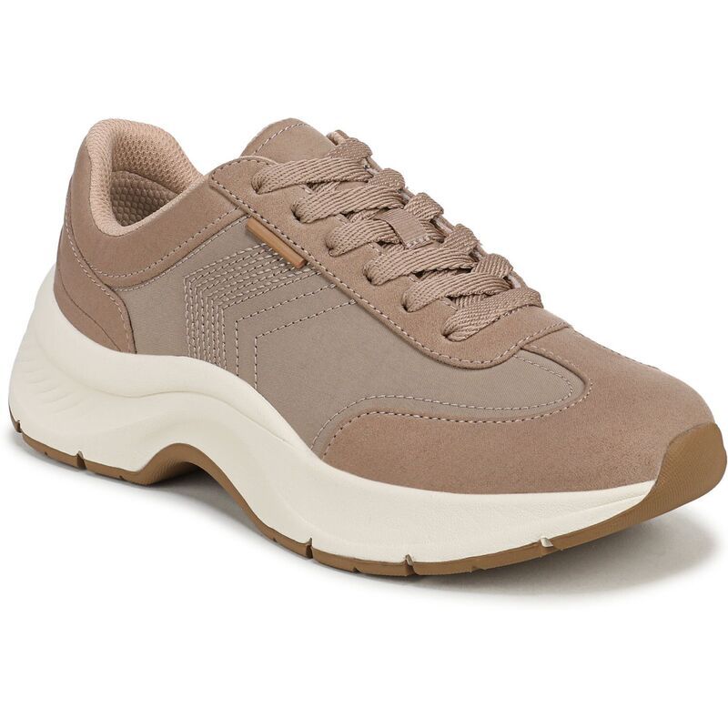 ドクター・ショール レディース シューズ スニーカー レース Dr Scholls Walk Mode Womens LaceUp Shoes Taupe トープ