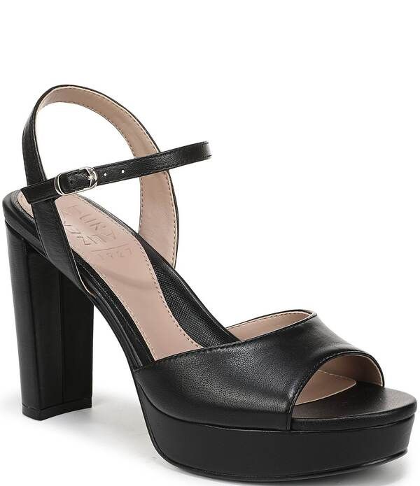 ナチュライザー レディース シューズ サンダル プラットフォーム アンクル レザー ヒール Naturalizer Marigold Leather Ankle Straplatform Block