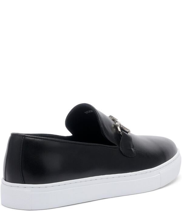 マークノーラン メンズ シューズ スリッポン・ローファー スニーカー レザー Marc Nolan Mens Boardwalk Leather Horse Bit Buckle Slip On Sn