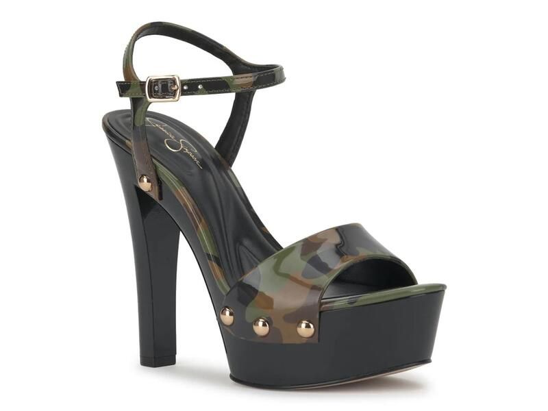ジェシカシンプソン レディース シューズ サンダル プラットフォーム Jessica SimpsonCalenta Platform Sandal Dark Green グリーン