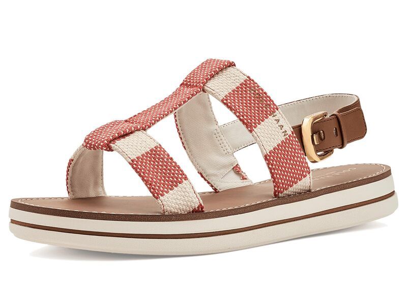 コールハーン レディース シューズ サンダル Cole Haan Pinch Longweekender Sandalsummer Fig Natural Stripe CanvasBritish T