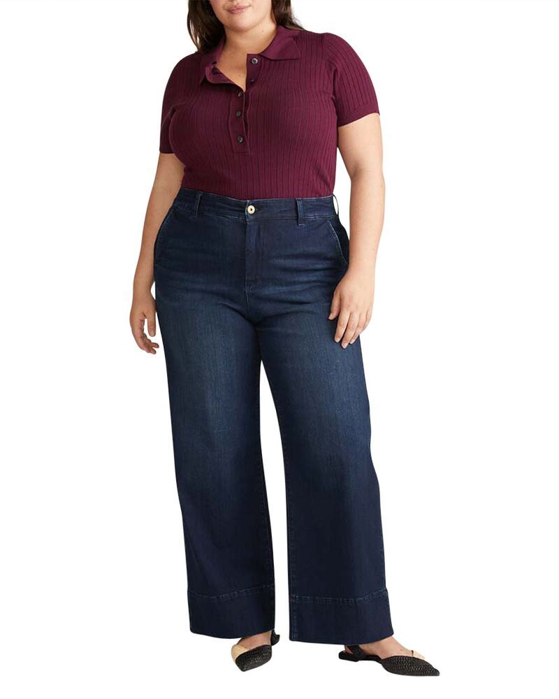 ユニバーサル スタンダード レディース ボトムス デニムパンツ プラスサイズ ジーンズ Universal Standard Womens Plus Carol High Rise High Stre