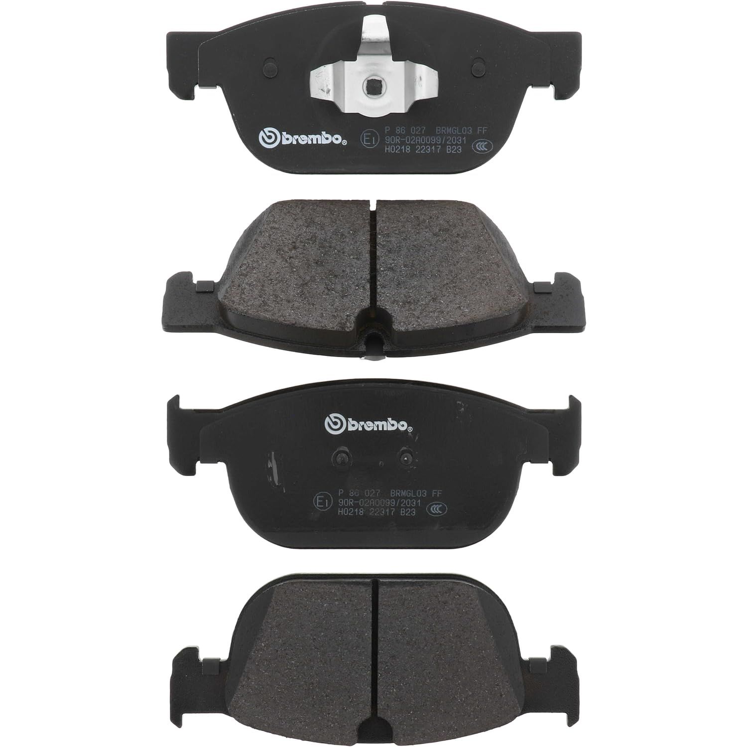 新品 BREMBO（ブレンボ ）/ブラックパッド ブレーキパッド 品番：P86027