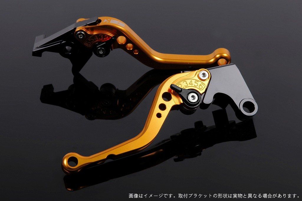 新品 SSK スピードラ アジャストレバーセット スタンダードショート レバー本体カラー:ゴールド アジャスターカラー:ブラック SUZUKI GSX-S125/GSX-R125 2017-2019