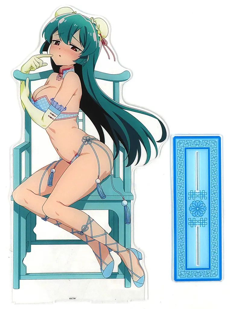 【中古】アクリルスタンド・アクリルパネル マジアアズール 超特大アクリルスタンド 「くじコレ 魔法少女にあこがれて チャイナ水着Style for トレスマジア」 S-2賞