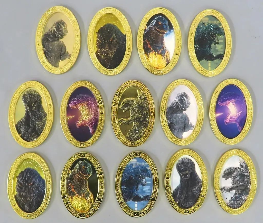 【新品】置物・装飾品 【BOX】ゴジラ メモリアルメダルコレクション